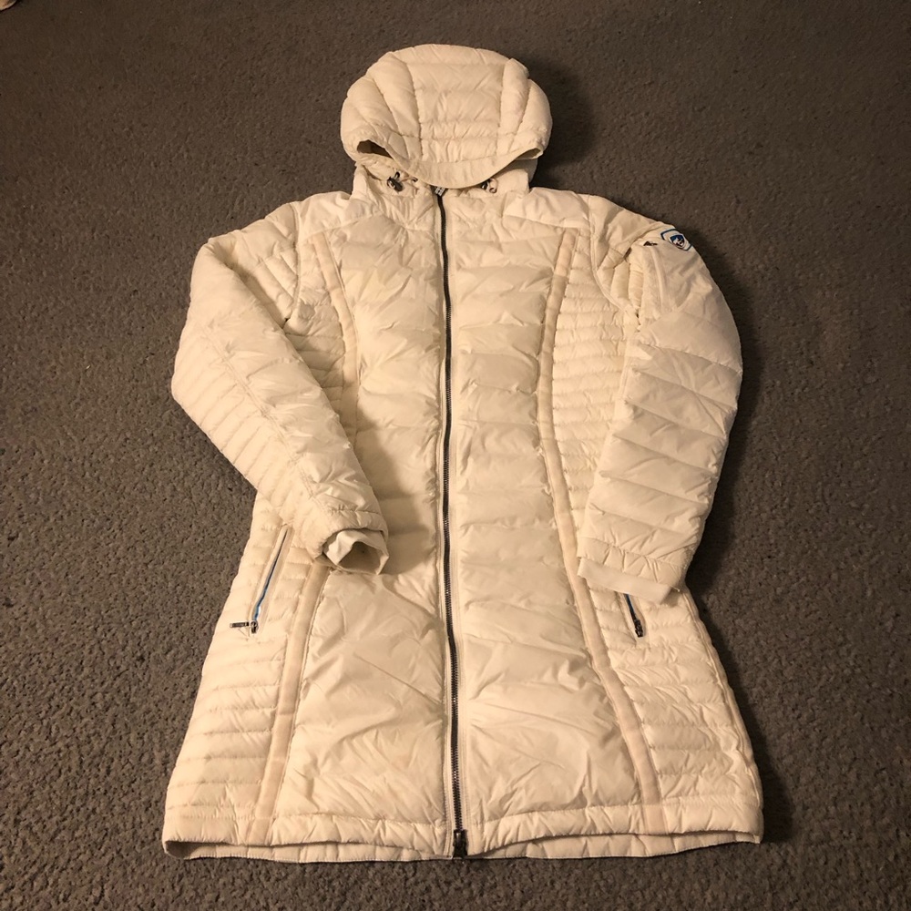 Kuhl Women's Cream Quilted Puffer Coat